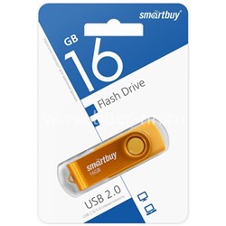 USB Flash 16GB SmartBuy Twist желтый 2.0