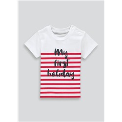 Kids My First Holiday T-Shirt (Newborn-23mths)