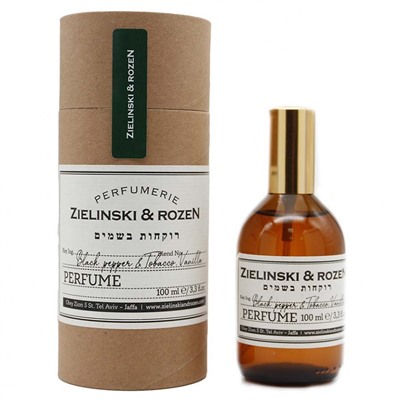 Z & R Black Pepper & Tobacco, Vanilla Unisex Unisex 100 ml