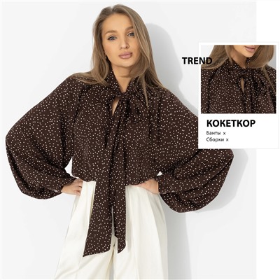 Блуза женственная, Привлекаю удачу (элегантная)