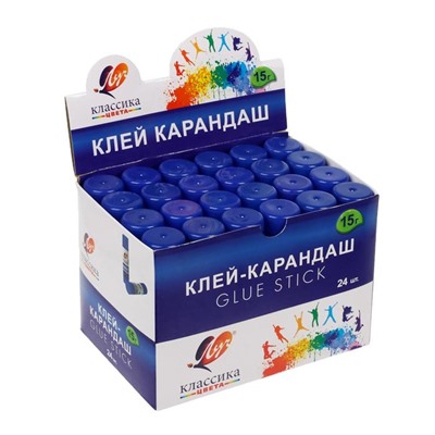 Клей-карандаш PVP 15 г Луч «Классика»