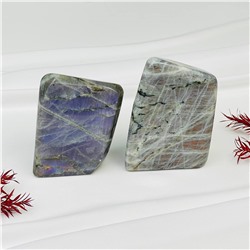 Радуга Самоцветов Срез (экран) из камня Лабрадор полированный