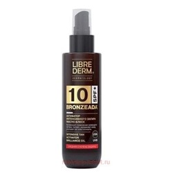 LIBREDERM Bronzeada Масло-блеск активатор интенсивного загара SPF10
