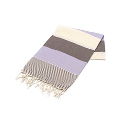 Пештемаль с Бахромой 100x180 см Hm Amerikan Lila-Kahve