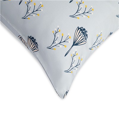 Набор наволочек "Полевые цветы" из премиального сатина из коллекции Russian North, 70х70 см