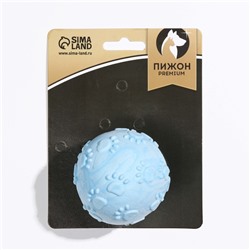 Игрушка плавающая «Отпечаток» Пижон Premium, вспененный TPR, 6.3 см, голубая