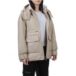 H24-210 BEIGE Куртка демисезонная женская (100 гр. холлофайбер)