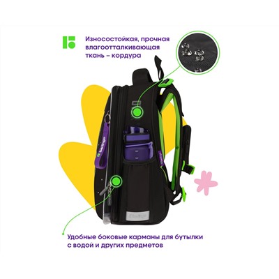 Ранец Berlingo Expert "Over the planet" 37*28*16см, 2 отделения, 2 кармана, анатомическая спинка