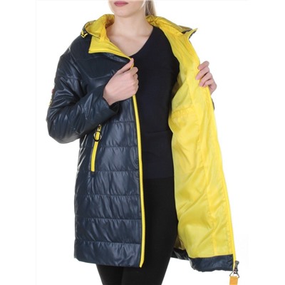 B19102 DK. BLUE Пальто демисезонное женское Aikesdfrs