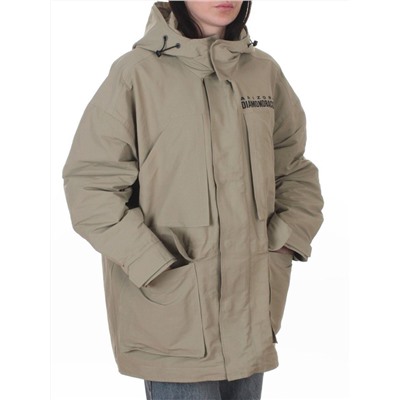 3106 GRAY Куртка демисезонная женская (100 гр. холлофайбер)