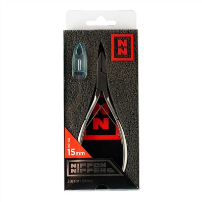 Nippon Nippers Кусачки педикюрные / NN_NP-04, двойная пружина, 15 мм