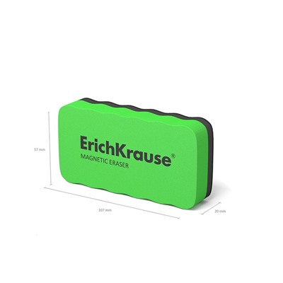 Губка для маркерных досок ErichKrause, магнитная, 107×57 мм, МИКС