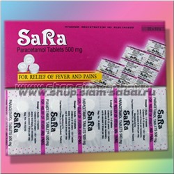 Тайский Парацетамол Sara 10 Таблеток