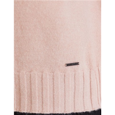 Джемпер с V вырезом из мягкой пряжи с кашемиром