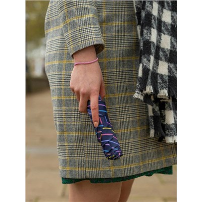 L553-4424 RainbowPinstripes (Разноцветные полоски) Зонт женский механика Fulton
