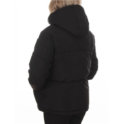 24-232 BLACK Куртка зимняя женская (150 гр. холлофайбер)