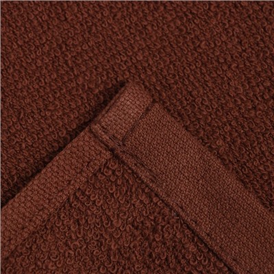 Полотенце  махровое Экономь и Я 50*90 см, цв. шоколадный, 100% хлопок, 350 гр/м2