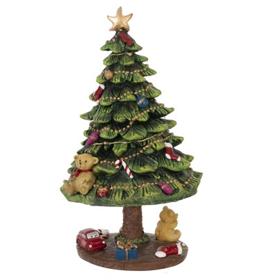 GAEM Фигурка декоративная "Ёлка" (свет, муз, 2хAAA), L13,5 W14 H19 см