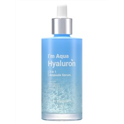 Dr.MeLoSo Ампульная сыворотка для лица с гиалуроновой кислотой / I'm Aqua Hyaluron 3 In 1 Ampoule Serum, 100 мл