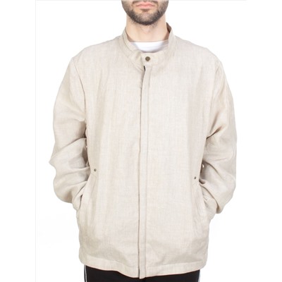 5869L BEIGE Ветровка мужская DSG DONG (100% лён)
