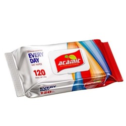 Салфетки влажные Acamic. Every Day 120 шт