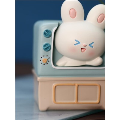 Подставка для канцелярских принадлежностей "TV bunny", blue, 11 см