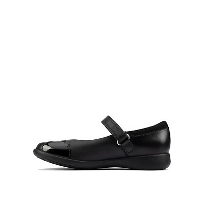 Kids' Leather Riptape Mary Jane Shoes (Kid size 10-2.5)