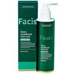 Jigott Гоммаж-пилинг для лица с муцином улитки / Facis Snail Gommage Peeling, 200 мл