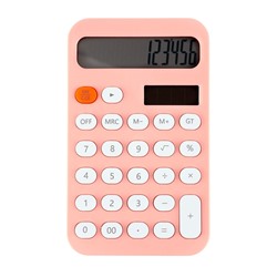 Калькулятор настольный 12-разрядный КК-968, розовый