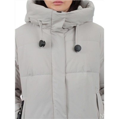 23073 LIGHT BEIGE Пальто зимнее женское (холлофайбер 200 гр.)