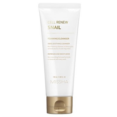 Missha Cell Renew Очищающая пенка с муцином улитки (100мл)