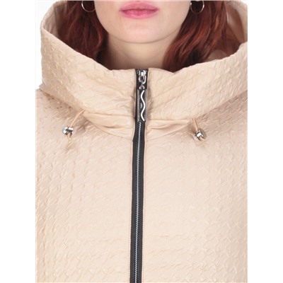 167 BEIGE Куртка демисезонная женская ROVITHI (100 гр.синтепона)