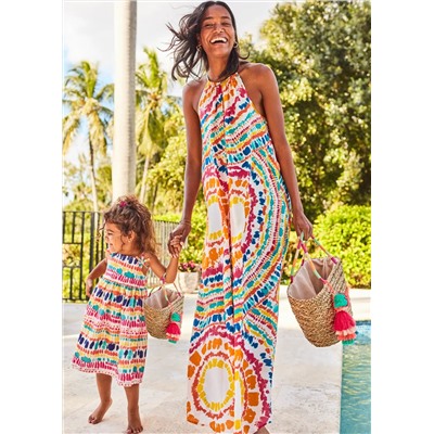 Girls Mini Me Summer Slogan Basket Bag