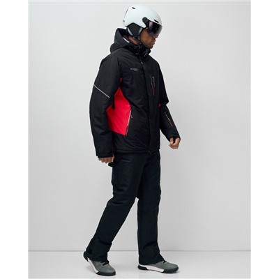 Горнолыжный костюм мужской зимний красного цвета 07715Kr