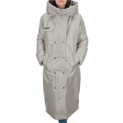 EAC327 LT.GRAY Пальто зимнее женское (200 гр. холлофайбера)