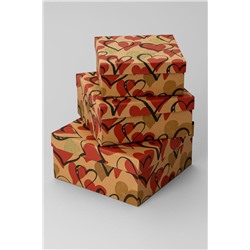 Набор подарочных коробок 3 в 1 «From the heart», 15*15*6.5-17*17*8-19*19*9.5