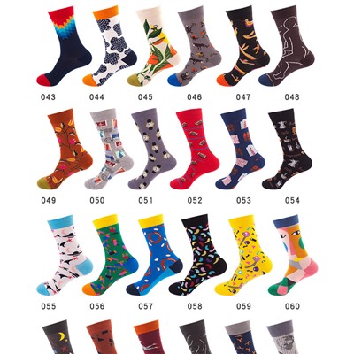 Tide, autumn trend socks, mid-length, European style, wholesale