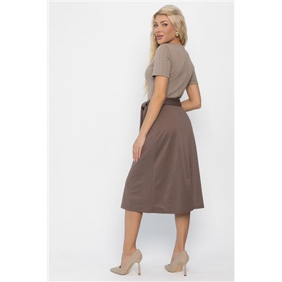 Платье Парижанка (шоколадное) П13850-10М