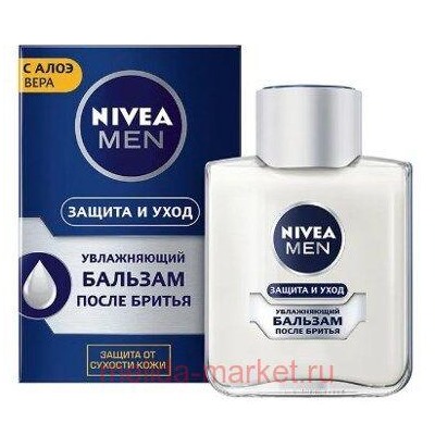 Nivea Men Бальзам после бритья Защита и уход увлажняющий 100 мл