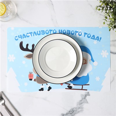 Салфетка на стол Доляна «Счастливого нового 2026 года!», 41×26 см