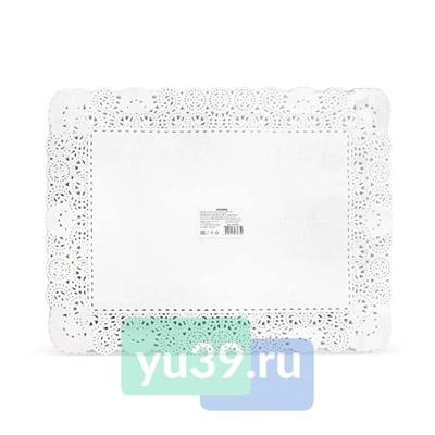 Салфетка ажурная, бумажная "AVIORA" прямоугольная 35*45см, 1/250шт