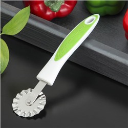 Нож для пиццы и теста Доляна Style, 18 см, ручка soft - touch, МИКС