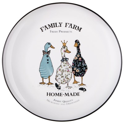 НАБОР ТАРЕЛОК ЗАКСОЧНЫХ 20,5 СМ LEFARD "FAMILY FARM" 2 ШТ.