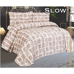 Жаккардовое Покрывало 240x260 см с 2-мя Наволочками 60x80 см Cotton Slow - My Bed