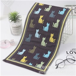 Gauze cartoon colorful children's sweat towel, wholesale