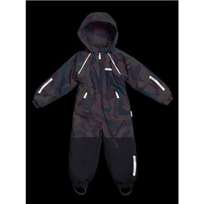 Комбинезон утеплённый для девочки NIKASTYLE 8м1025 Розовый серый