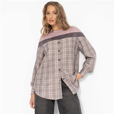 Свитшот комбинированный с замшей, Всплеск эмоций (восхищение)