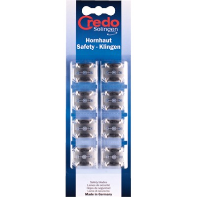 Credo Hornhaut Safety-Klingen für Safety Hobel Безопасные лезвия для Ножа для срезания роговицы на ногах, 8 шт