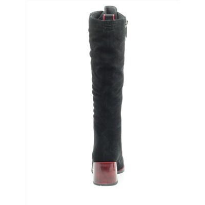 02-XR194-1 BLACK Сапоги женские (натуральная замша, натуральный мех (евромех))