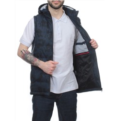 2118 DK. BLUE Жилет мужской (100 гр. синтепон)